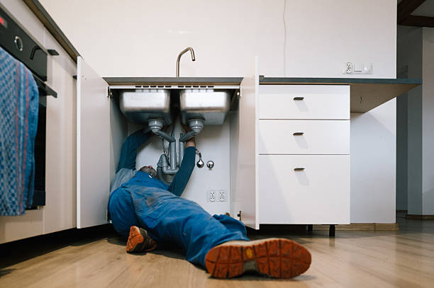 Professional Plumbing technician working in Claudville, VA
